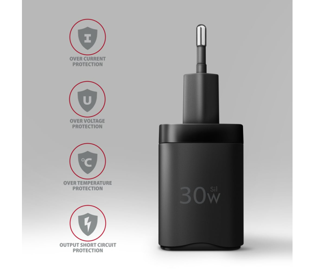 AXAGON ACU-PQ30 Ładowarka sieciowa, PD & QC 30W, QC3.0,4.0/AFC/FCP/PPS/Apple, Czarna - 1353459 - zdjęcie 6